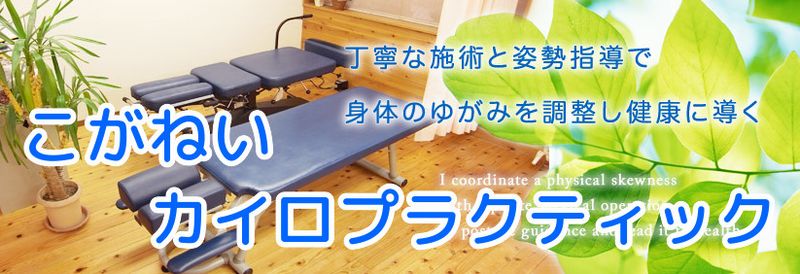 小金井市 武蔵小金井 腰痛 肩こり 整体 こがねいカイロプラクティック AKS療法® 脊柱管狭窄症 腰椎椎間板ヘルニア 頚椎症 脊髄症